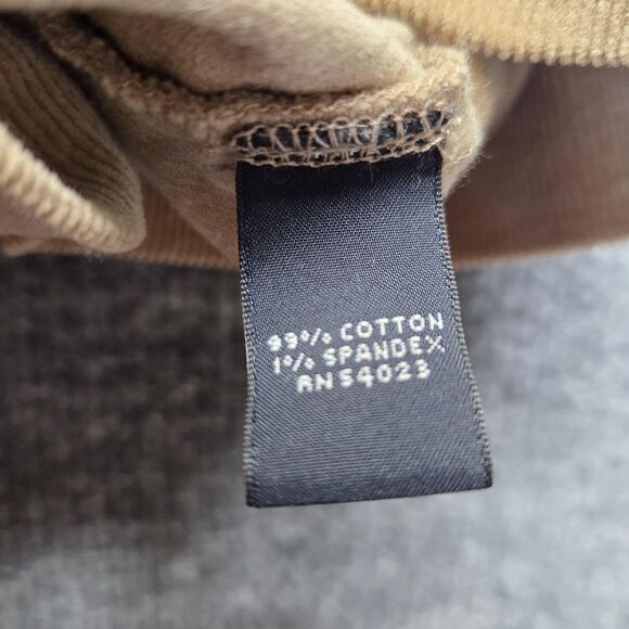 Banana Republic Skirt Womens 6 Khaki Corduroy Stretch Button Pockets Back Zip - Picture 8 of 9